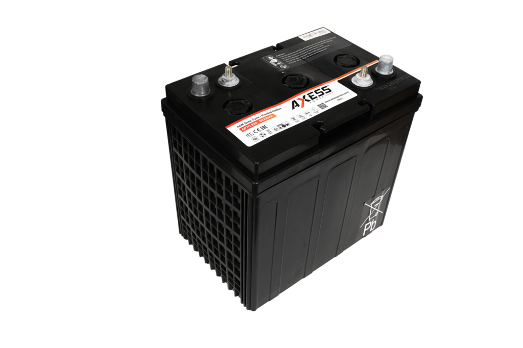 Axess Power AGM deep-cycle golf cart battery